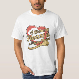 Camiseta Um Coração Grata É Um Coração Feliz