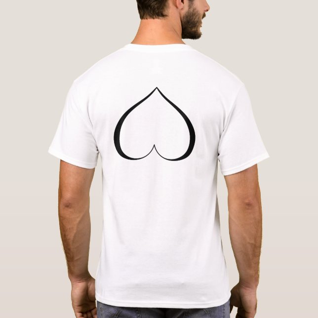 Camiseta UM CORAÇÃO NO Bloco DE DESTENSÃO (Verso)