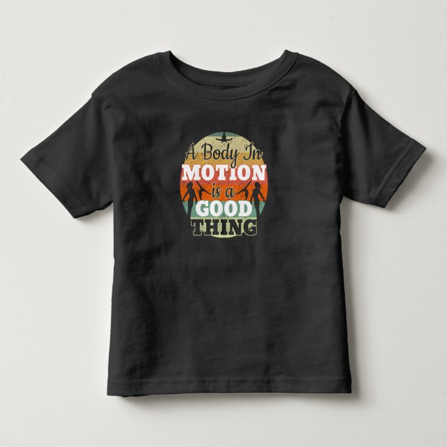 Camiseta Um Corpo em Movimento - Mentalidade de Ginástica F (Frente)