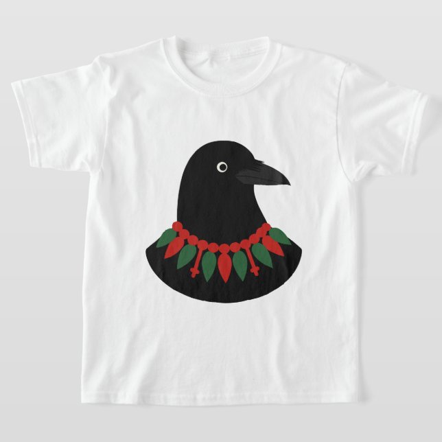 Camiseta Um corvo preto (Postura )