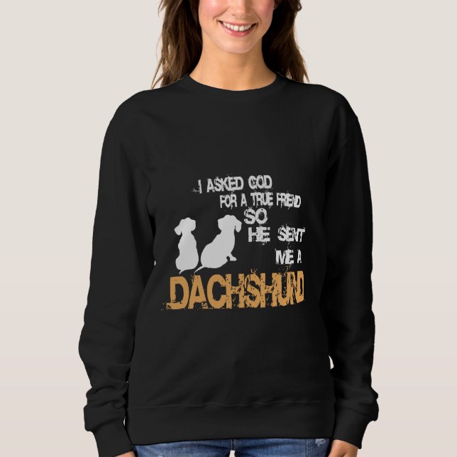Camiseta Um Dachshund Como Verdadeiro Amigo (Frente)