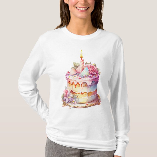 Camiseta Um Delicado Aniversário (Frente)
