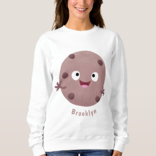 Camiseta Um desenho animado de biscoito de chocolate inteli