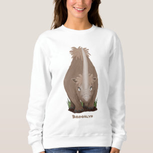 Camiseta Um desenho animado de Rinoceronte elasmotherium