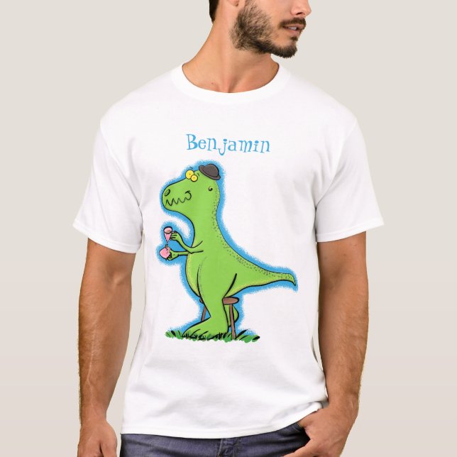 Camiseta Um desenho animado e engraçado (Frente)