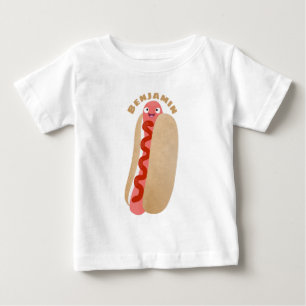 Camiseta Um desenho animado e engraçado de Weiner