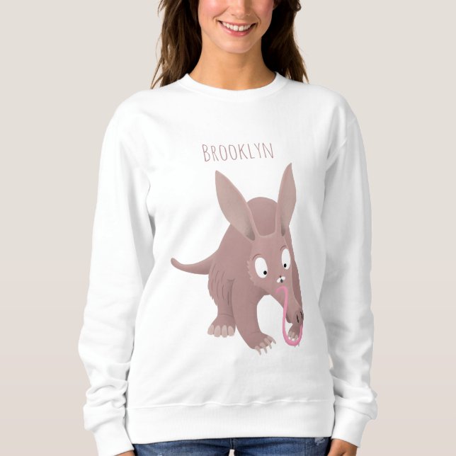 Camiseta Um desenho animado engraçado (Frente)