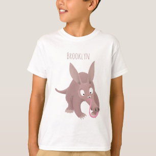 Camiseta Um desenho animado engraçado