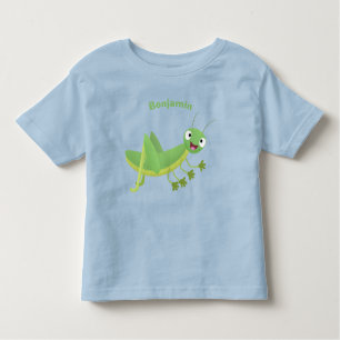 Camiseta Um desenho animado verde-giro