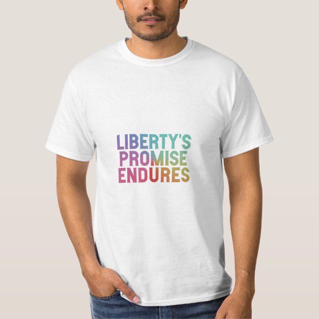 Camiseta Um Design de Camisa-T para o Patriota Esperançoso (Frente)