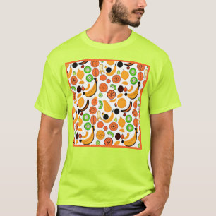 Camiseta Um Design de padrão Fruta delicioso