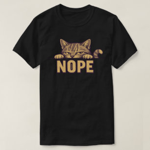 Camiseta Um Design Divertido com Tema de Gato