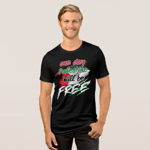 Camiseta Um dia a Palestina estará livre