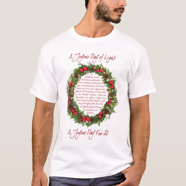 Camiseta Um dia alegre para todos - (Frente)