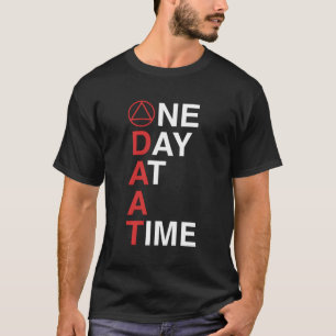 Camiseta Um Dia De Cada Vez Símbolo Anônimo Dão Hoodie