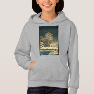 Camiseta Um Dia de Inverno no Rio Sumida no Japão