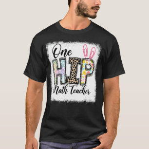 Camiseta Um Dia de Páscoa de Professores Leopard de Matemát