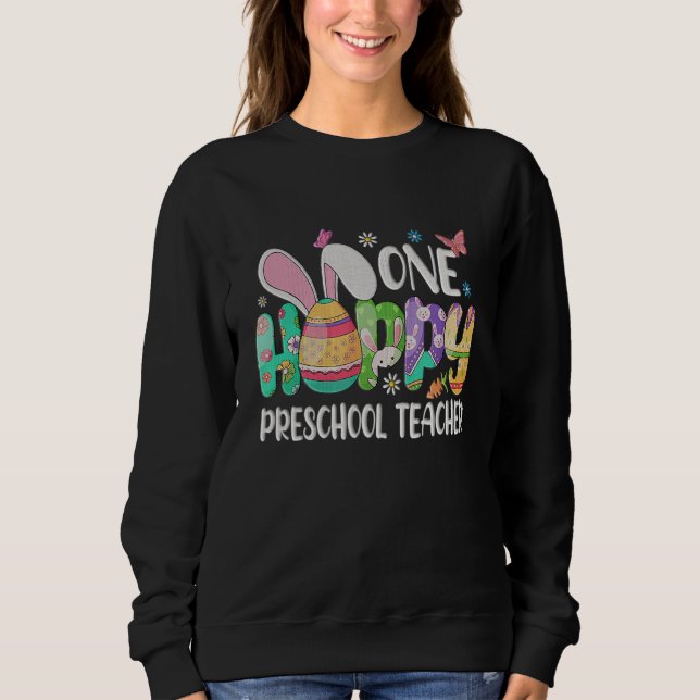 Camiseta Um dia de Páscoa do professor universitário de hob (Frente)
