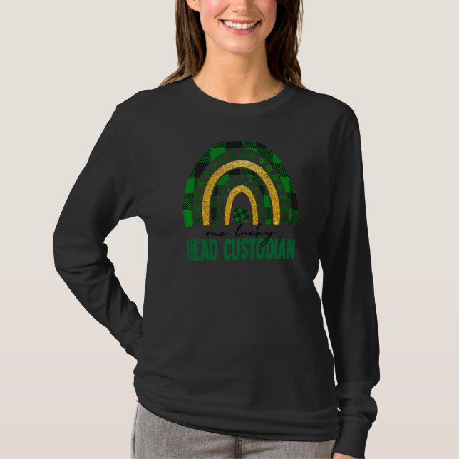 Camiseta Um Dia de São Patrício Arco-Íris de Custódia Sortu (Frente)