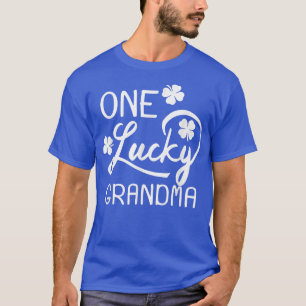 Camiseta Um Dia de São Patrício da vovó sortudo