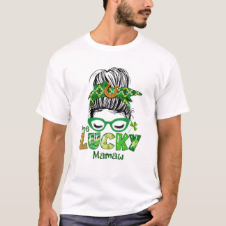 Camiseta Um Dia de São Patrício-leopardo-do-freio-mama