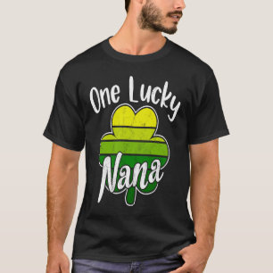 Camiseta Um Dia de São Patrício Vovó Irlandês C, Lucky Nana