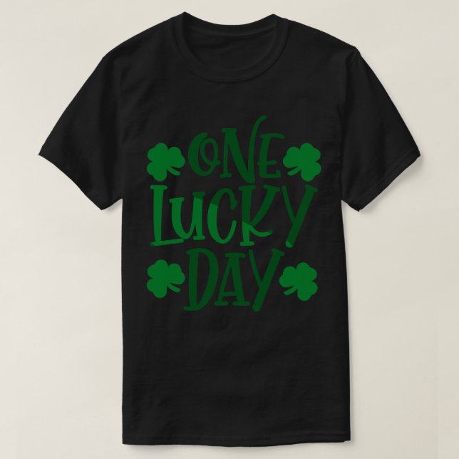 Camiseta Um Dia de Sorte (Frente do Design)