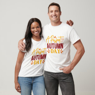 Camiseta Um Dia Perfeito de Outono - Outono