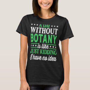 Camiseta Um Dia Sem Botânica Botânica