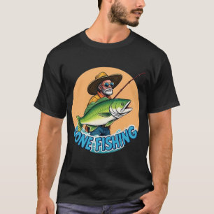 Camiseta Um Dia Sem Cana de Pesca É Como Brincando - C