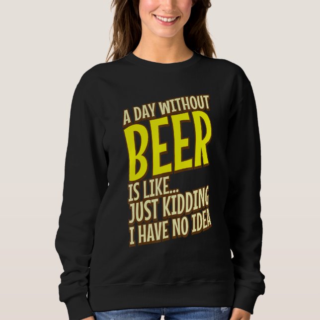 Camiseta Um Dia Sem Cerveja É Como Brincar (Frente)