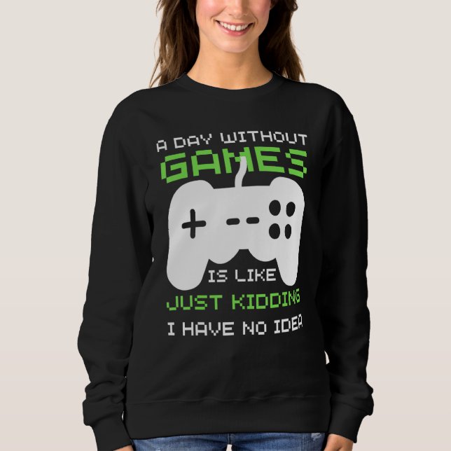 Camiseta Um Dia Sem Jogo De Vídeo É Como Brincar Eu (Frente)