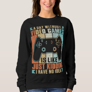 Camiseta Um Dia Sem Jogo De Vídeo É Como Brincar Eu