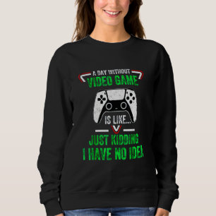 Camiseta Um dia sem jogos de vídeo com Videos games