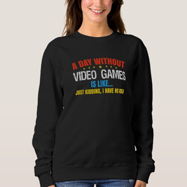 Camiseta Um Dia Sem Jogos Provavelmente É Como Vídeo De Jog (Frente)