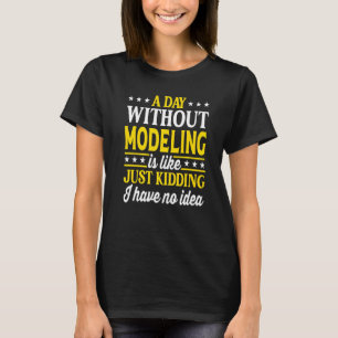Camiseta Um Dia Sem Modelagem Modelo