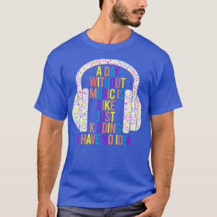Camiseta Um Dia Sem Música É Como Brincar Não