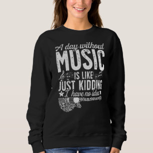 Camiseta Um Dia Sem Música É Como Brincar Não