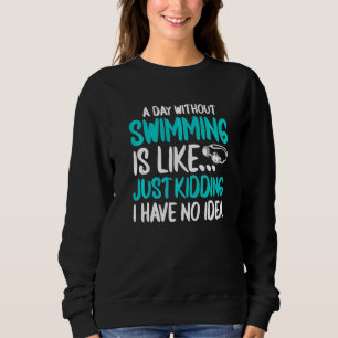 Camiseta Um Dia Sem Nadar É Como Brincar Com A Natação T
