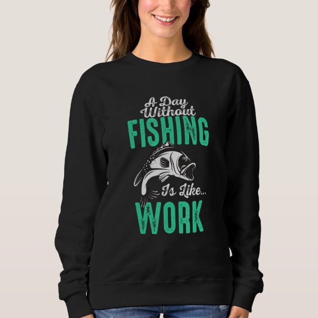 Camiseta Um Dia Sem Pescar É Como Trabalhar Pescar Viagem F (Frente)
