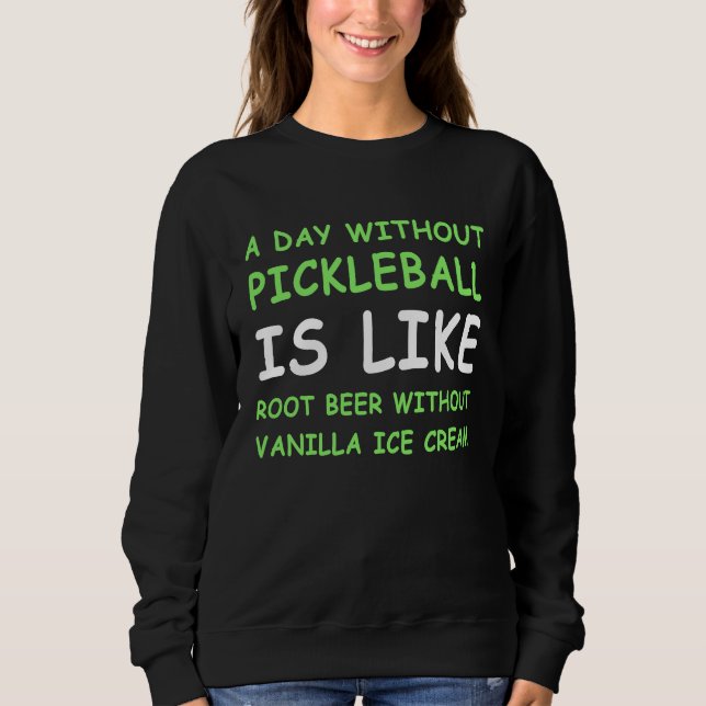 Camiseta Um Dia Sem Pickleball & Sorvete (Frente)