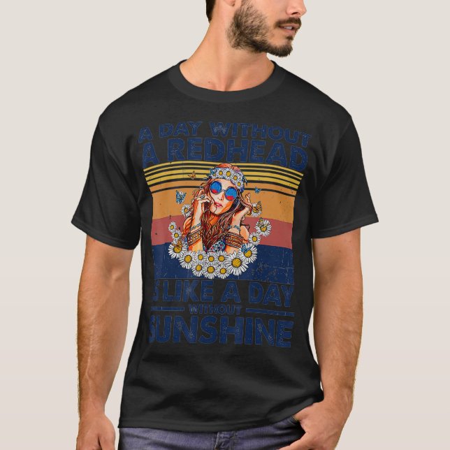 Camiseta Um Dia Sem Ruiva É Como Um Dia Sem Sol (Frente)