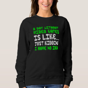 Camiseta Um Dia Sem Video Games Comediante de Vídeo Gamer p