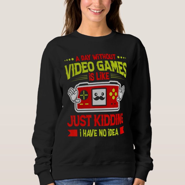 Camiseta Um Dia Sem Video Games é Como Jogar Gamer Boy (Frente)