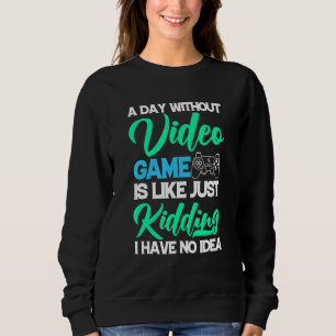 Camiseta Um Dia Sem Video Games É Como  Vídeo de Gamer