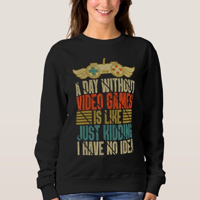Camiseta Um Dia Sem Video Games É Como  Vídeo de Gamer (Frente)