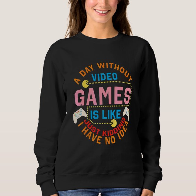 Camiseta Um Dia Sem Video Games É Como  Vídeo de Gamer (Frente)