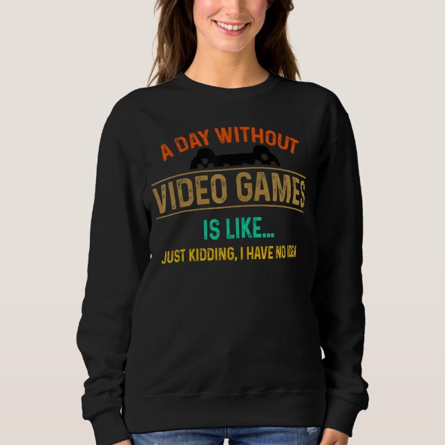 Camiseta Um Dia Sem Videos games É Como Brincar (Frente)