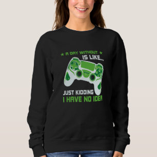 Camiseta Um Dia Sem Videos games É Como Gama De Vídeo De Jo