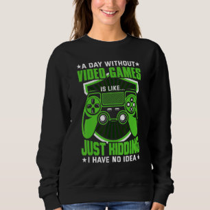 Camiseta Um Dia Sem Videos games É Como Gama De Vídeo De Jo